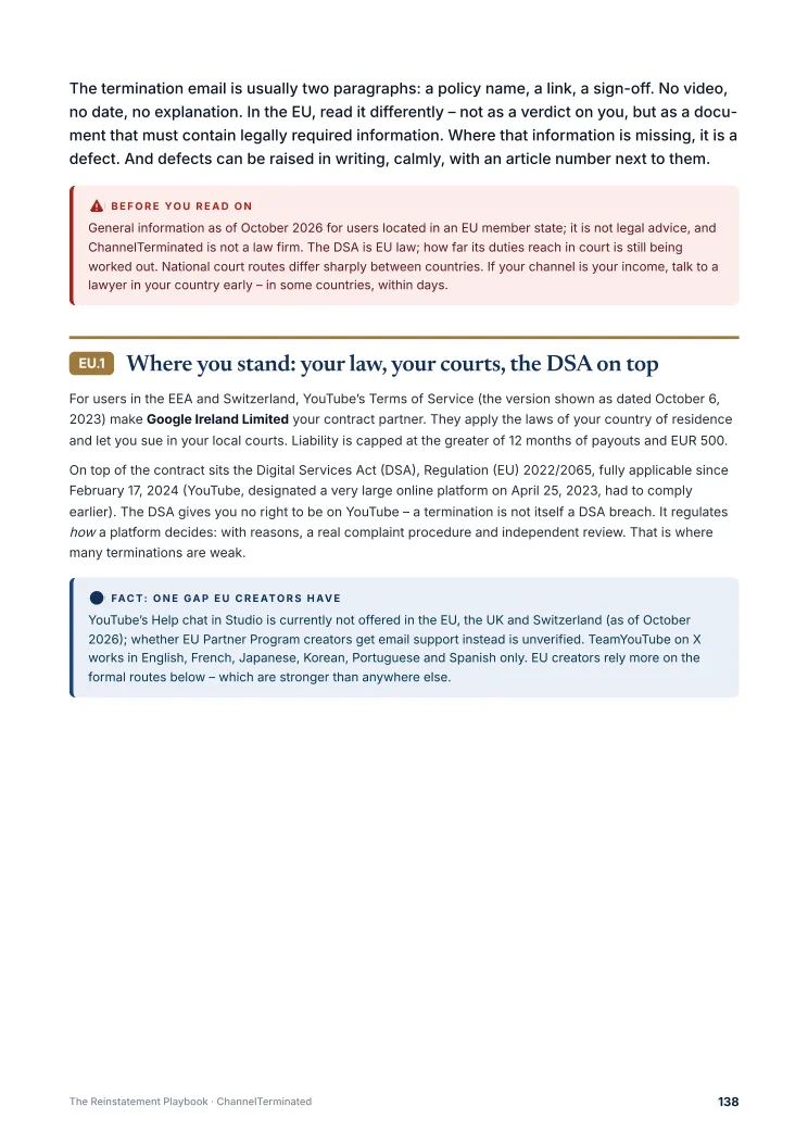EU playbook – your Digital Services Act route (page preview)